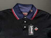 Polo Schott NYC 1913 JAJ Collector Retro Polo Shirt / PSHARBOURS21 / Noir S