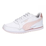 PUMA Unisex St Runner V3 L Baskets, Puma White Frosty Pink Future Pink, 46 EU