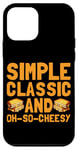 Coque pour iPhone 12 mini Fromage simple, classique et tellement fromage/grillé