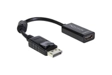 Delock Adapter Displayport male > HDMI female - videoadapter - DisplayPort / HDMI - 12.5 cm