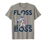 FLOSS LIKE A ZOMBIE BOSS Fun Halloween Unicorn Meme T-Shirt