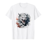 fierce anime asian dragon roaring mythical japanese art #2 T-Shirt