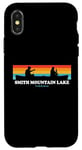 Coque pour iPhone X/XS Smith Mountain Lake Virginia Canoë