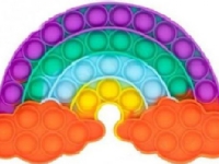 Magic POP GAME SENSORY TOY MAGIC POP IT PUSH BUBBLE RAINBOW 2 standard