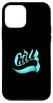 Coque pour iPhone 12 mini Graphique de couleur Turquoise Chill Turquoise