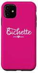 Coque pour iPhone 11 Bichette surnom cadeau fille femme couple Saint-Valentin