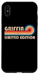 Coque pour iPhone XS Max GRIFFIN Surname Retro Vintage 80s 90s Birthday Reunion