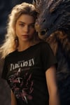 Hybris House Targaryen Girly Tee (S,Black)