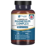 Magnesium Glycinate Complex 4 in 1 - 2000mg per serving | Precise 400mg Elementa