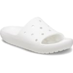 Crocs Unisex Classic Slide - White material_Synthetic - Size UK 7