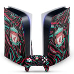 OFFICIAL LIVERPOOL FOOTBALL CLUB ART VINYL SKIN FOR SONY PS5 DISC EDITION BUNDLE