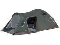 High Peak Dome Tent Kira 3.1 (Dark Green/Grey, With Tunnel Porch, Climate Protection 80)