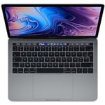 APPLE MacBook Pro Touch Bar 13" 2019 i5 - 2,4 Ghz - 8 GB RAM - 512 GB SSD - Space Grey - Renoverad - Mycket bra skick - Refurbished Grade B - Swedish