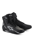 MC-Sko Alpinestars Faster-4 Svart-Hvit