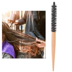 Small Round Hair Brush Comb With Nylon Bristle For Thin Short Hair Styling