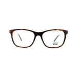 Mont Blanc Square Mens Havana Gold Glasses - Brown - One Size