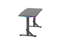 Ultradesk Iron, Rak, Rektangulär Form, Spela, Svart, Svart, Svart