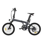 Vélo électrique pliant ADO Air 20S - Moteur 250W Batterie 36V9.6Ah Assisté Autonomie 100KM Freins à Disque Hydrauliques - Gris - Neuf