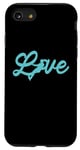 Coque pour iPhone SE (2020) / 7 / 8 Amoureux de ski nautique Amour Skier Sport Ski nautique