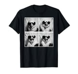 Funny Bald Eagle Wearing Sunglasses Photobooth Bird Selfie T-Shirt