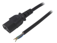 Cable alimentation C13 femelle vers cordons 1.5m