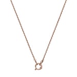 Purelei® Collier Maikai Charm (Or, Argent, Or rose), collier femme fantaisie en acier inoxydable, résistant à l’eau avec pendentif pour charms, réglable de 40 à 45 cm (Or rose)