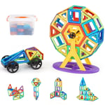 VEVOR Tuiles magnétiques blocs de construction magnétiques pour enfants 123 PCS