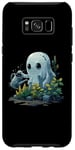 Coque pour Galaxy S8+ Fantôme mignon jardinage plante Halloween