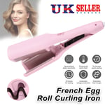 Romantic French Egg Curling Iron Hair Waver Curler Adjustable Iron Curlin UK