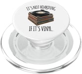 It's Not Hoarding If It's Vinyl Record Collector PopSockets PopGrip pour MagSafe