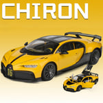 1:18 Chiron Supercar Alloy Malliautolelu Diecasts Metal Casting Sound and Light Autolelut Lasten Ajoneuvo