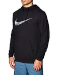 Nike M Nk DRY Hoodie PO Swoosh Sweatshirt - Black, 4XL-T