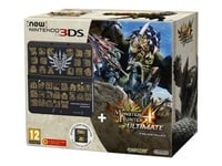 New Nintendo 3ds - Monster Hunter 4 Ultimate Pack - Console De Jeu Portable - Noir - Monster Hunter 4 Ultimate