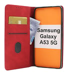 Fancy Standcase Wallet Samsung Galaxy A53 5G (SM-A536B) (Röd)