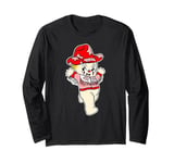 Kewpie Baby Rodeo Cowgirl Cowboy Traditional Tattoo Flash Long Sleeve T-Shirt