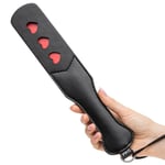 Sex & Mischief Heart Impact Paddle Spanking Fetish Imprint Soft BDSM Play Bat