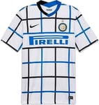 Nike Inter M NK BRT STAD JSY SS AW T-Shirt Homme, White/(Black) (Full Sponsor), FR : XL (Taille Fabricant : XL)