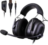 Casque De Jeu Stéréo G936 Pour , Pour One, Pour Ps5, Pour Switch, Joueurs Sur Pc - Écouteurs À Son Surround Virtuel 7.1 Avec Microphone Antibruit(Noir)