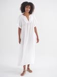 NRBY Verity Gauze Linen Midi Dress