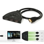 Multiprise HDMI 3 Entrées 1 Sortie 1080P Switcher Câble D'Adaptateur HDMI HDCP