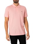 GANT Mens Piqué Polo Shirt Bubblegum Pink S