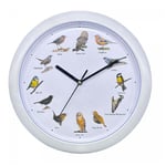 Mm_unverified_brand - Horloge chant d'oiseau Blanc Herzberg HG03725