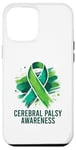 iPhone 15 Plus Green Ribbon Cerebral Palsy Awareness CP Warrior Case