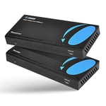 4K UltraHD Extender over HDBaseT by OREI , Balun Full 18Gbps Over CAT 5/6/7 Ethernet Cable - IR Signal - 230 Ft @ 1080P - 130 Ft @ 4K 60hz