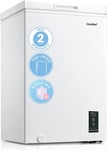 COMFEE' RCC100WH2E 99L Freestanding Chest Freezer with Digital Temperature 4 for