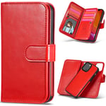 iPhone 13 Pro Max Double Wallet (Red) Double Wallet Case  Red