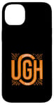 Coque pour iPhone 14 Plus Orange, pouah ! Graphique de couleur orange Mood