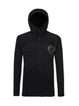 Rock Experience REMC02381-0208 RE.SPIRE Hoodie FZ Man Fleece Sweatshirt Homme Caviar S