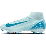 Nike Men's Zm Superfly 10 Acad Fg/Mg Football Shoe, Glacier Blue/Blue Orbit, 8.5 UK