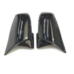 NCUIXZH 1 Pair Rearview Mirror Cover Cap ABS,For BMW Series 1 2 3 4 X M 220i 328i 420i F20 F21 F22 F23 F30 F32 F33 F36 X1 F87 E84 X1 M2-Black